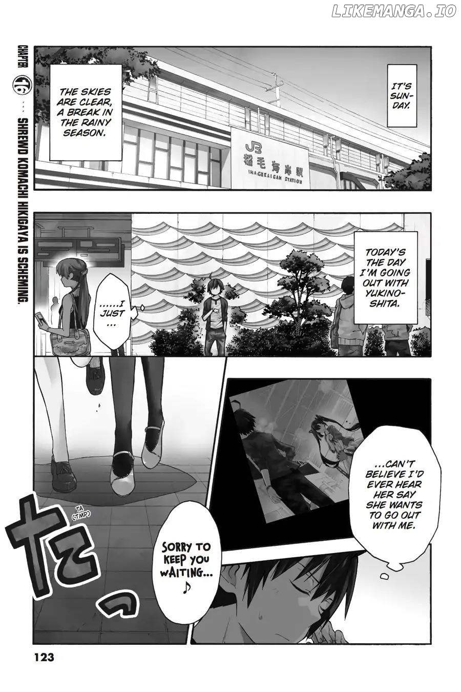 Yahari Ore no Seishun Love Come wa Machigatteiru @comic Chapter 16 - page 1