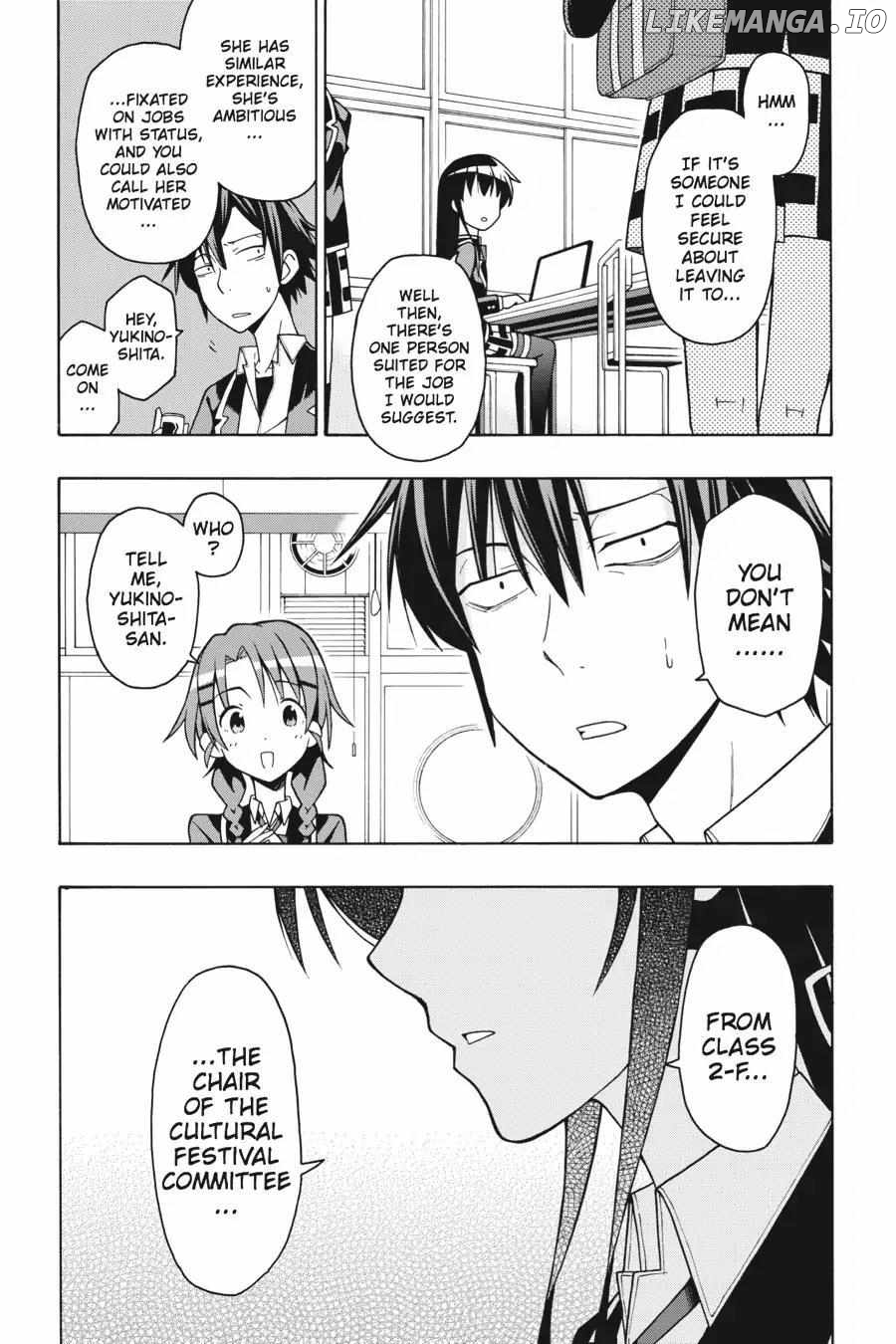 Yahari Ore no Seishun Love Come wa Machigatteiru @comic Chapter 44 - page 10