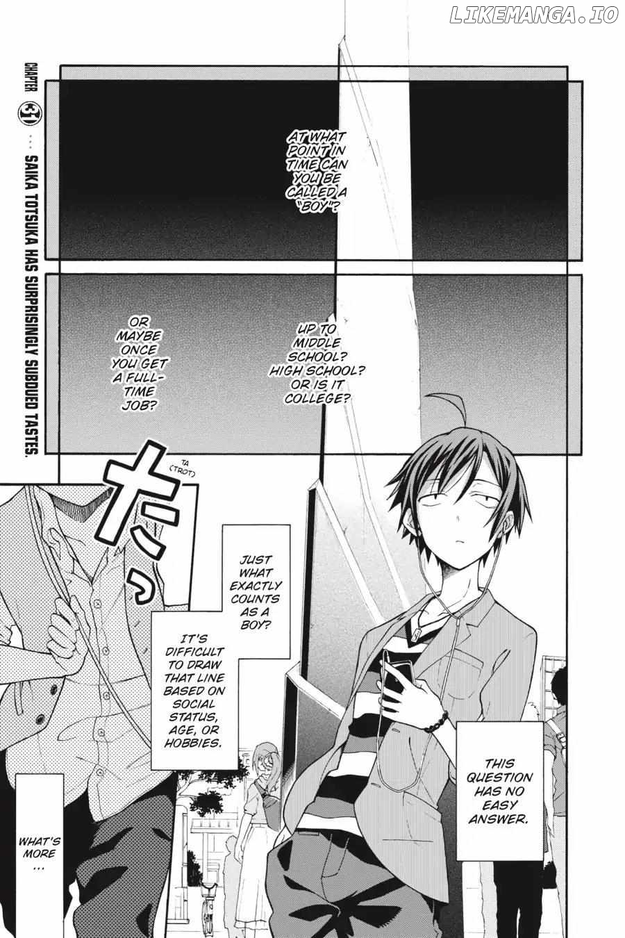 Yahari Ore no Seishun Love Come wa Machigatteiru @comic Chapter 31 - page 1