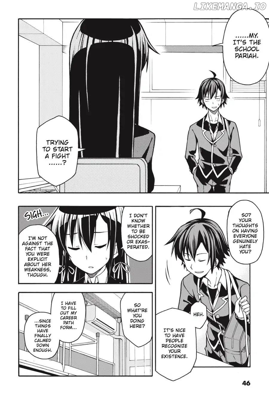 Yahari Ore no Seishun Love Come wa Machigatteiru @comic Chapter 43 - page 12