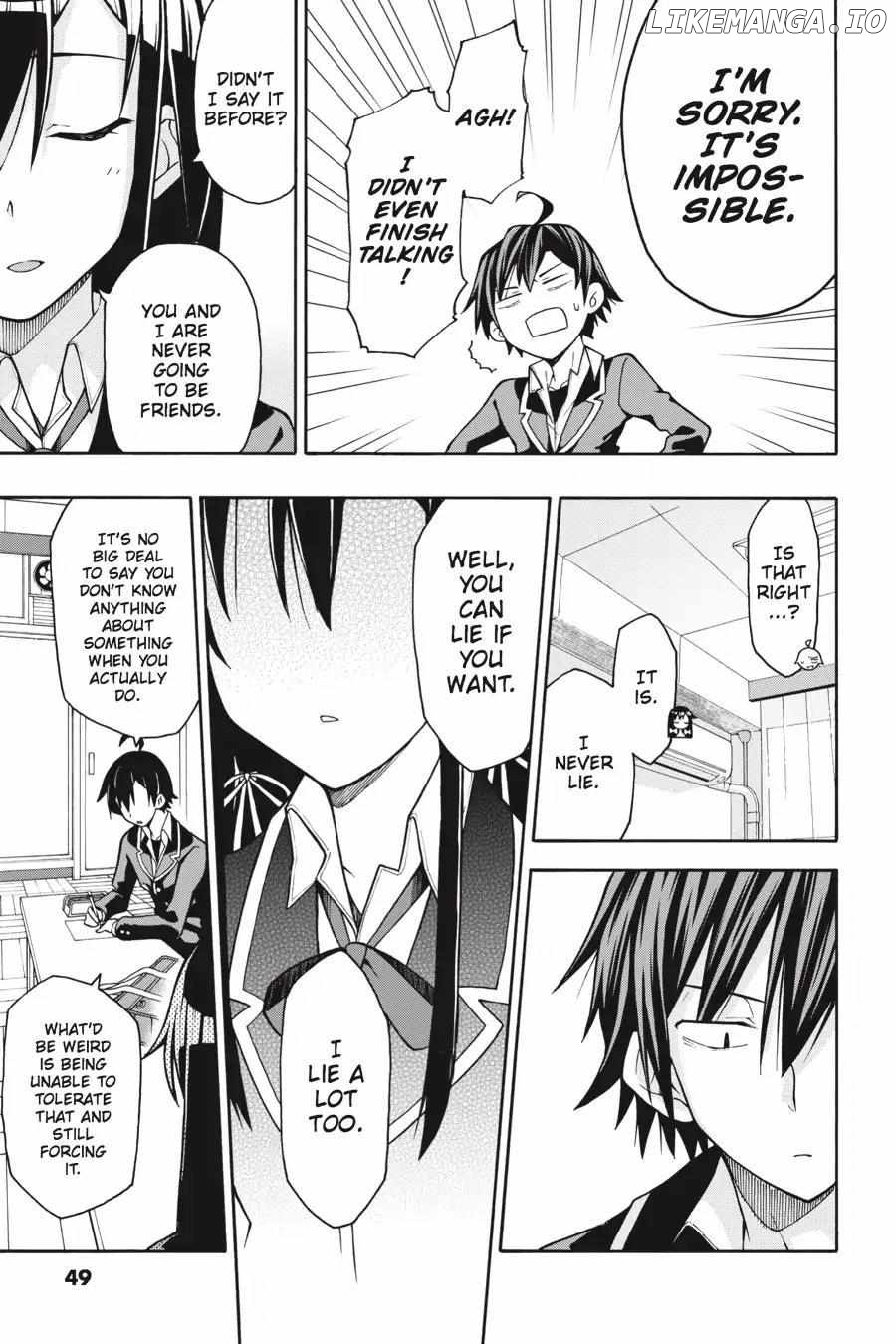 Yahari Ore no Seishun Love Come wa Machigatteiru @comic Chapter 43 - page 15