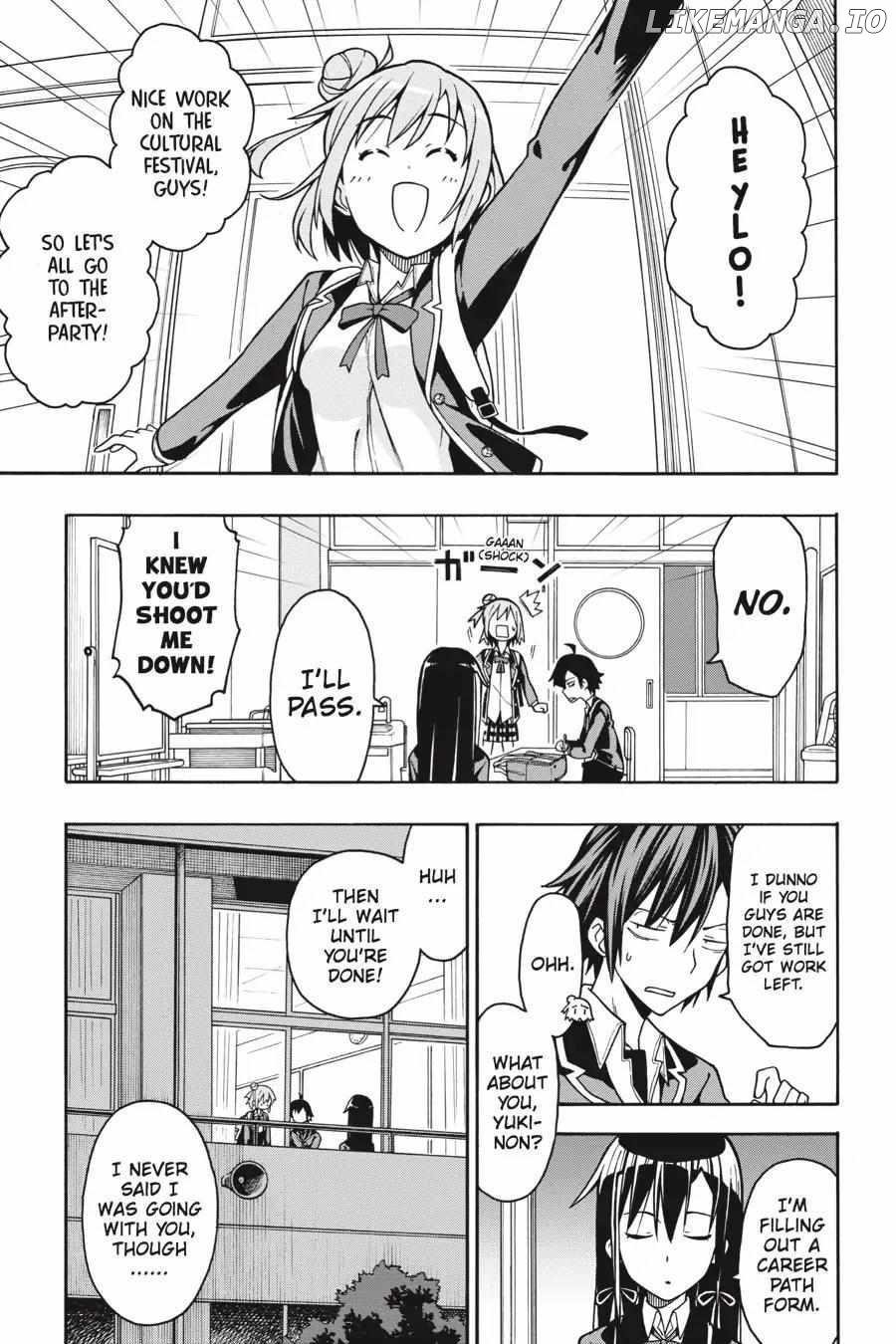 Yahari Ore no Seishun Love Come wa Machigatteiru @comic Chapter 43 - page 20