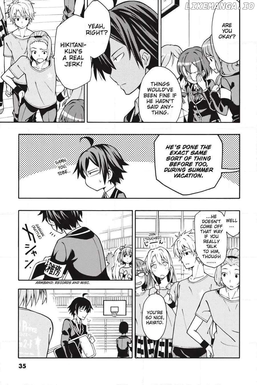 Yahari Ore no Seishun Love Come wa Machigatteiru @comic Chapter 43 - page 3