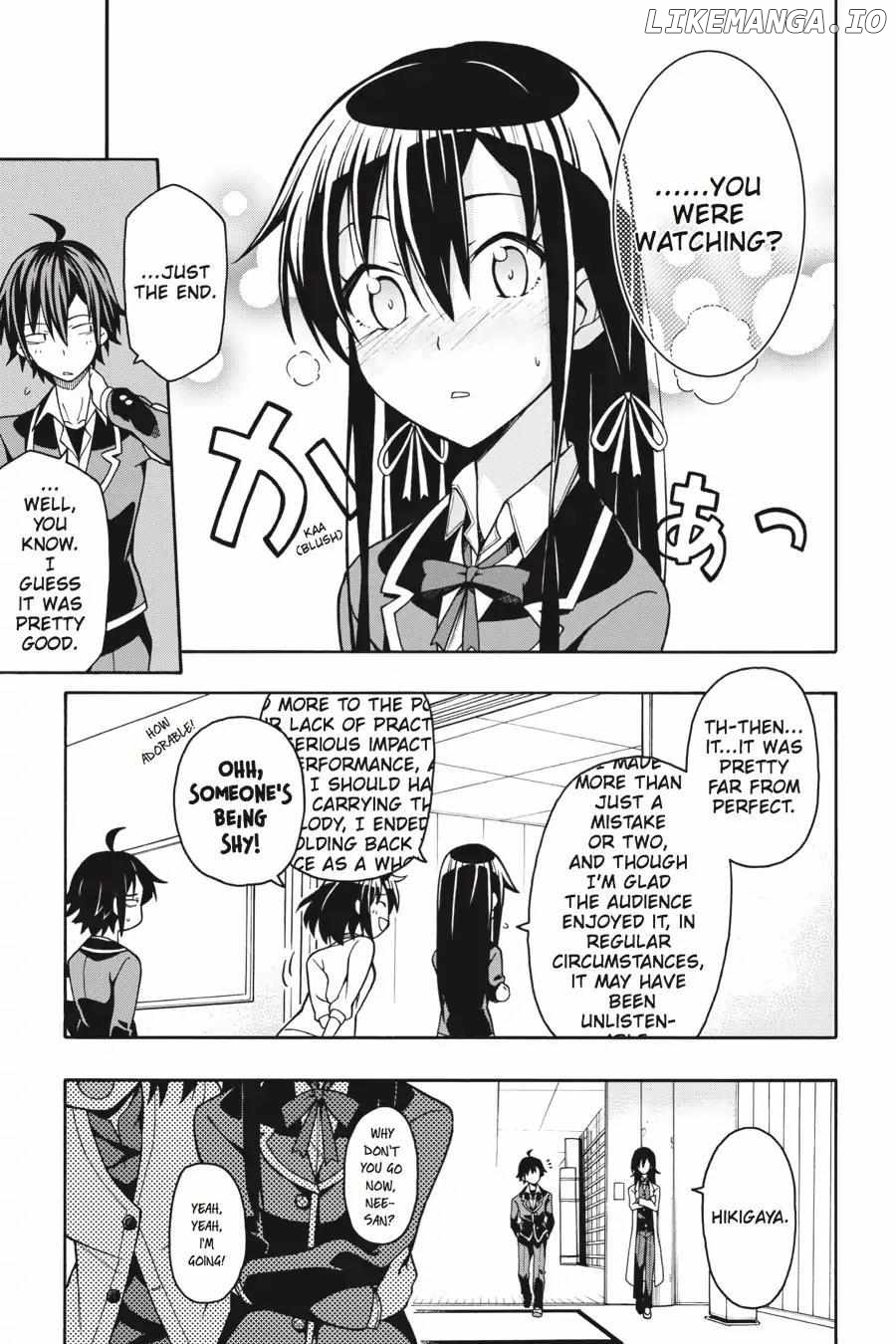 Yahari Ore no Seishun Love Come wa Machigatteiru @comic Chapter 43 - page 7