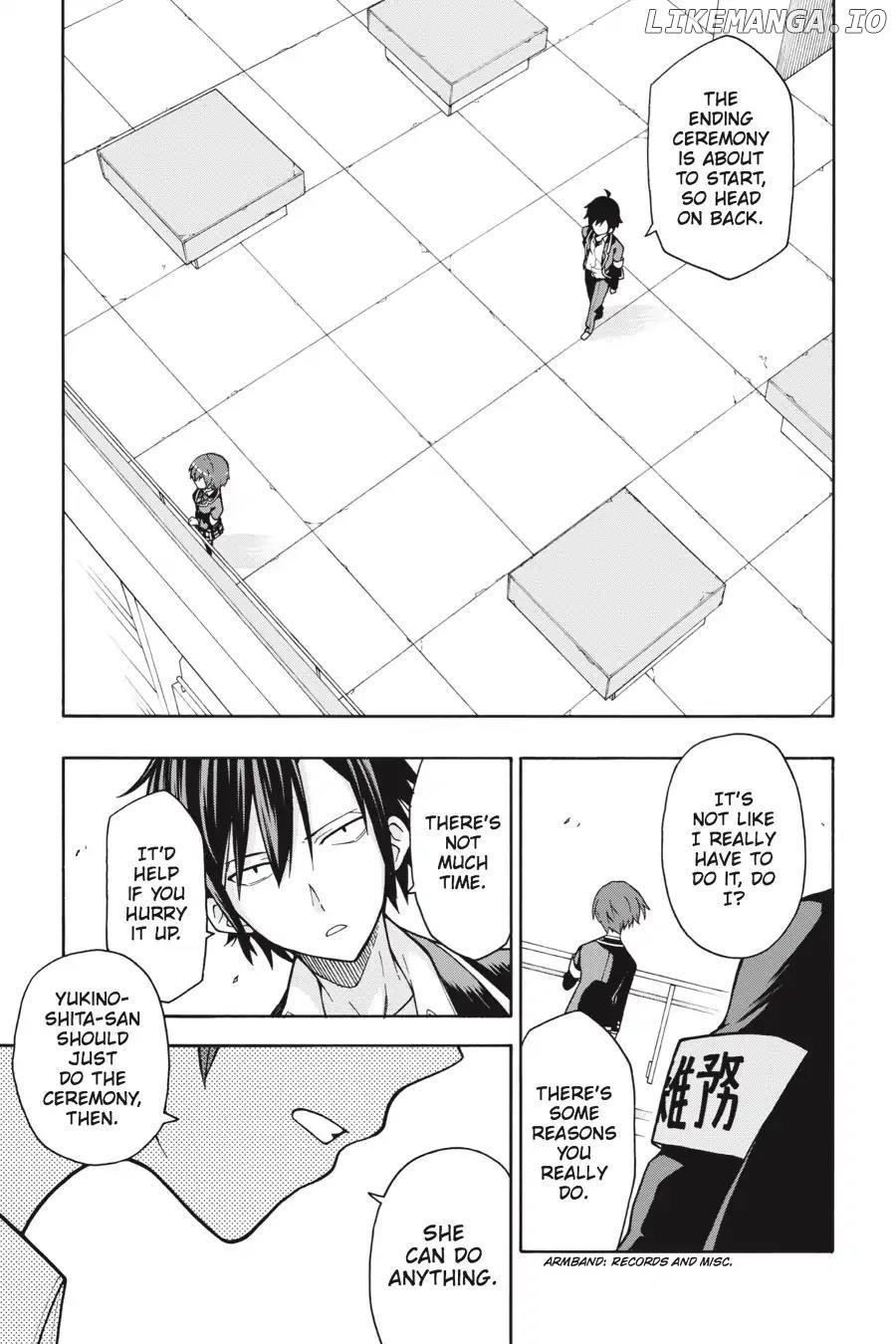 Yahari Ore no Seishun Love Come wa Machigatteiru @comic Chapter 42 - page 11