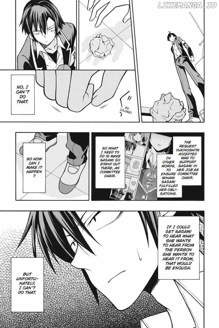 Yahari Ore no Seishun Love Come wa Machigatteiru @comic Chapter 42 - page 13