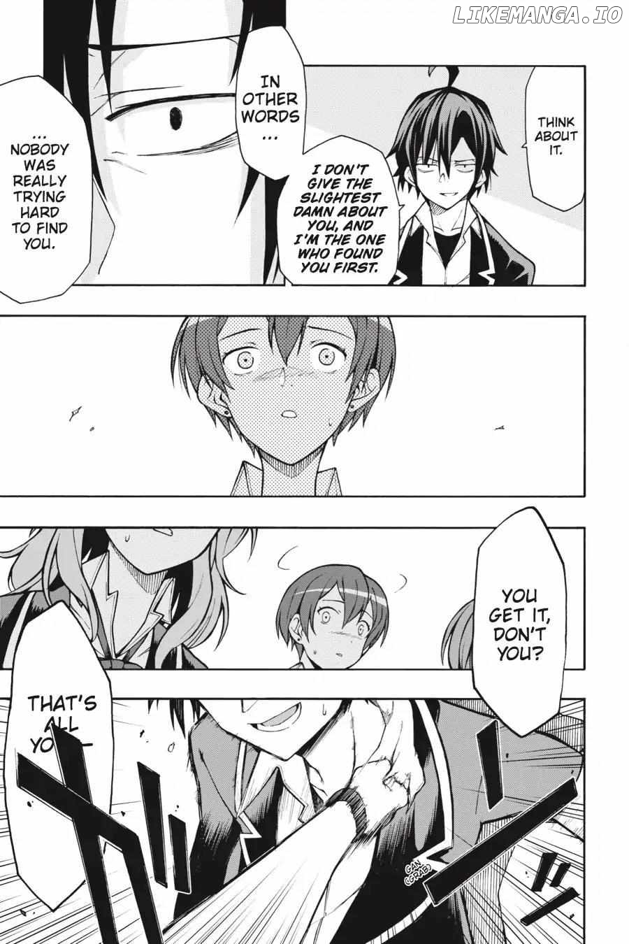 Yahari Ore no Seishun Love Come wa Machigatteiru @comic Chapter 42 - page 20