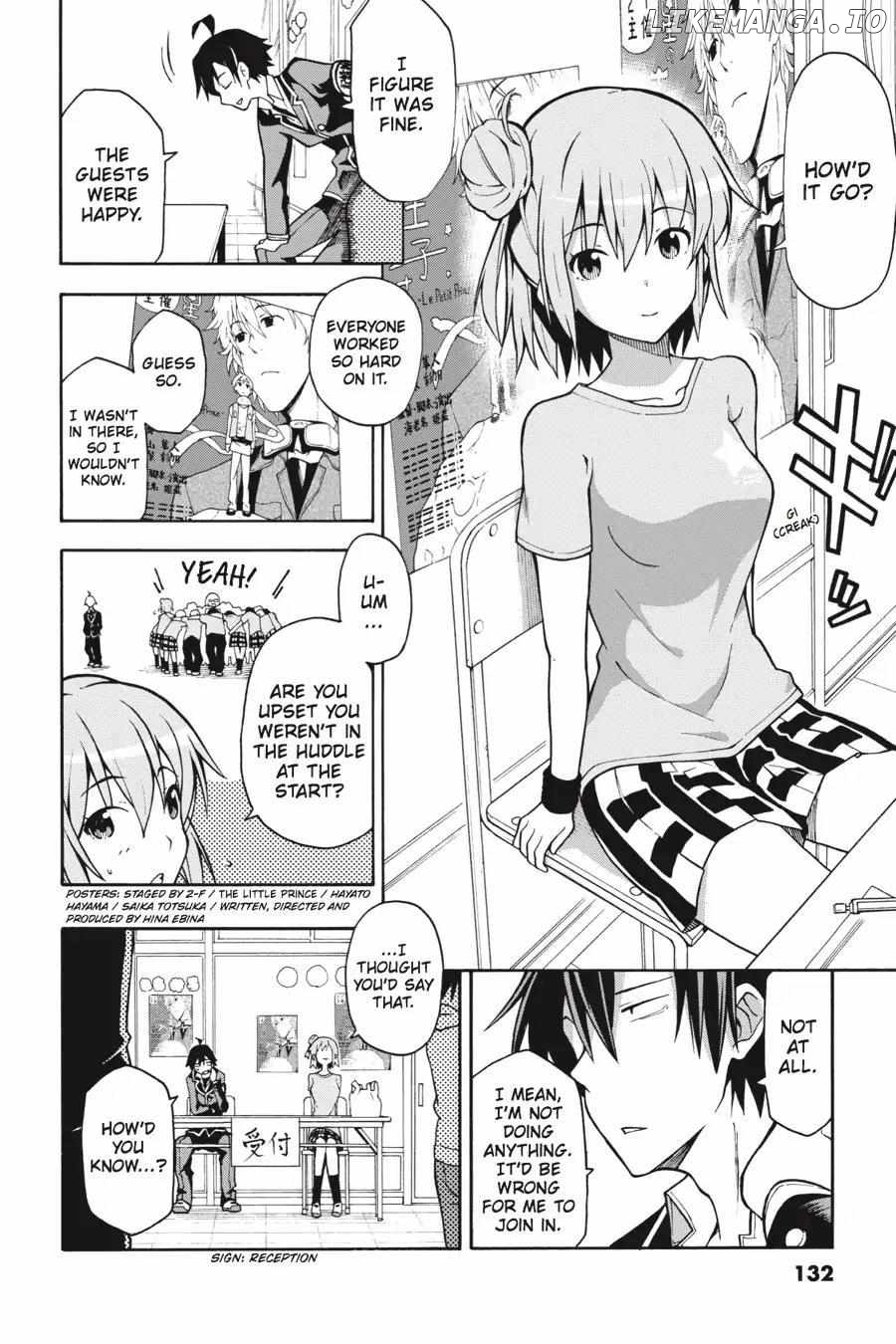 Yahari Ore no Seishun Love Come wa Machigatteiru @comic Chapter 40 - page 8