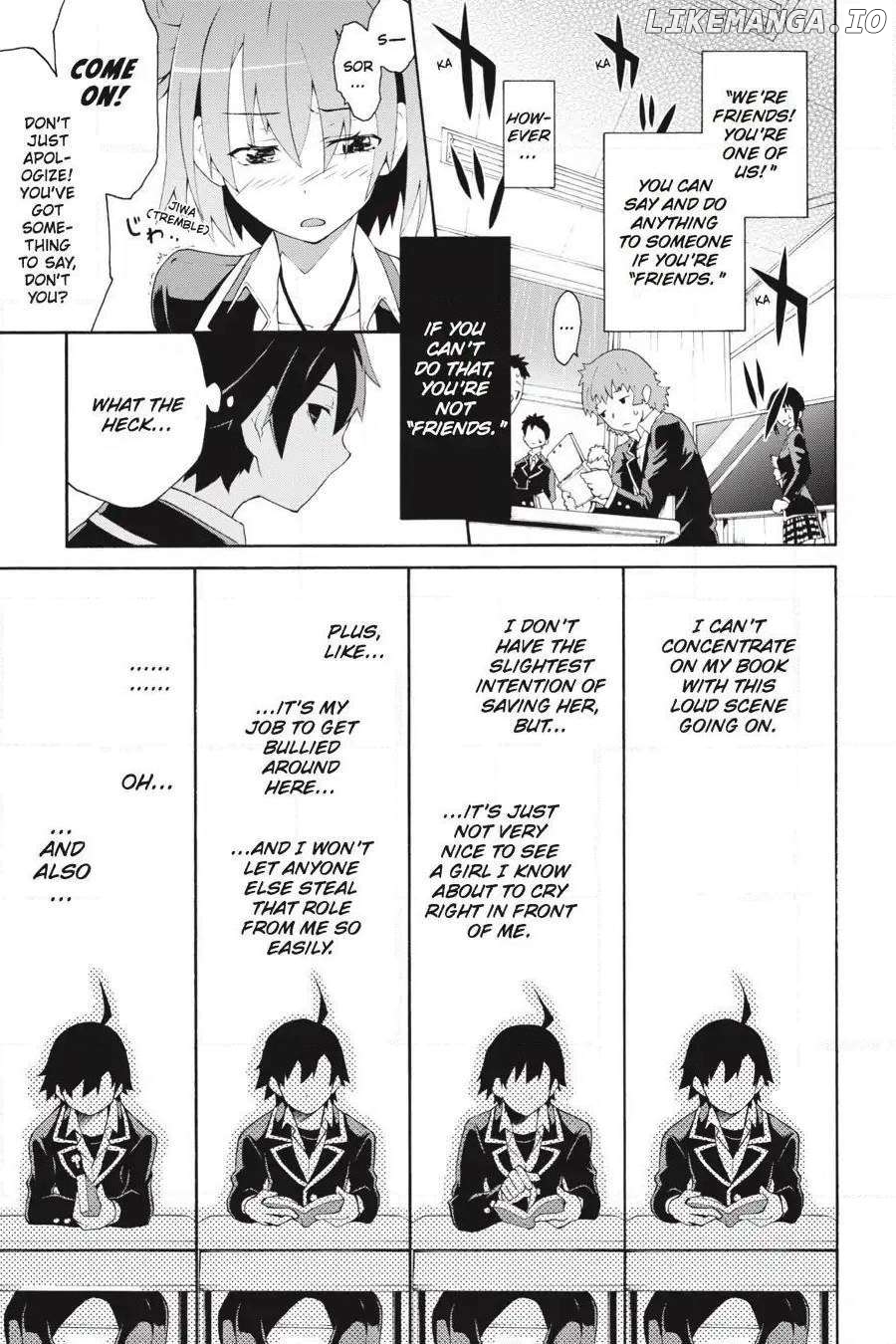 Yahari Ore no Seishun Love Come wa Machigatteiru @comic Chapter 4 - page 12