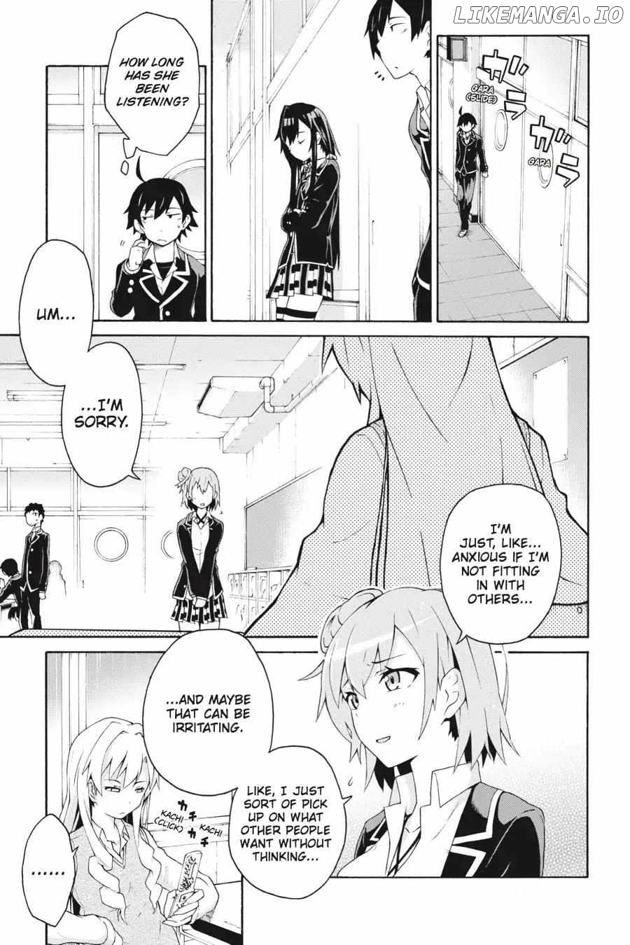 Yahari Ore no Seishun Love Come wa Machigatteiru @comic Chapter 4 - page 21