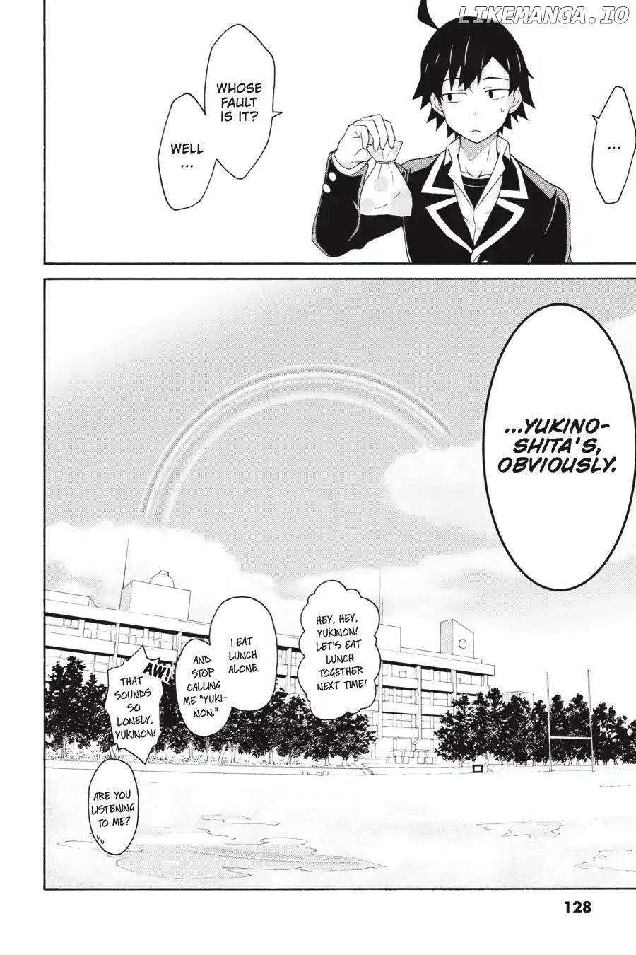 Yahari Ore no Seishun Love Come wa Machigatteiru @comic Chapter 4 - page 28