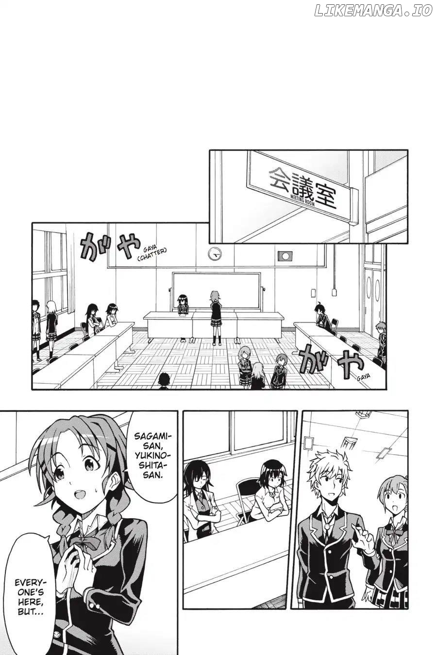 Yahari Ore no Seishun Love Come wa Machigatteiru @comic Chapter 39 - page 21
