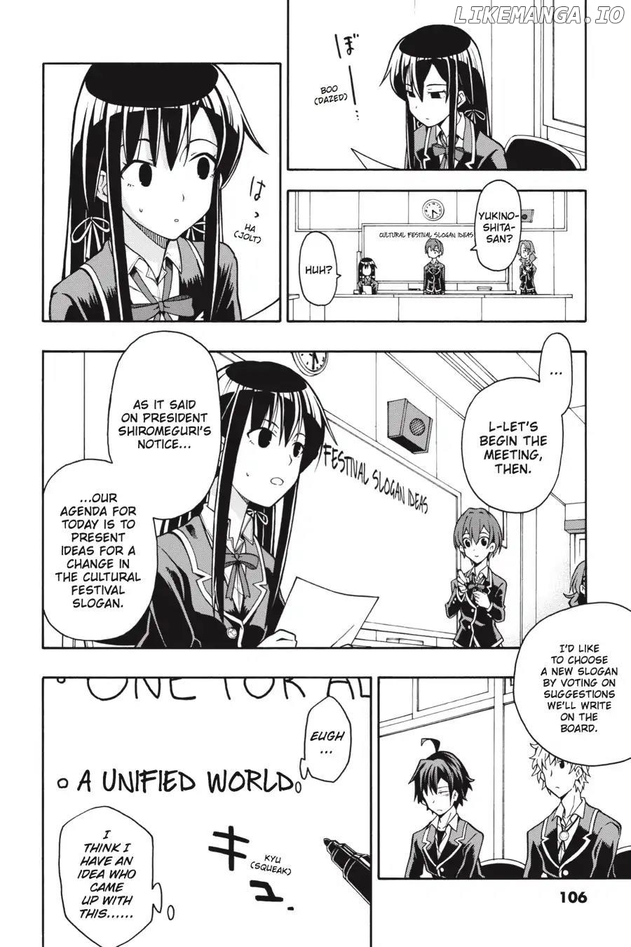 Yahari Ore no Seishun Love Come wa Machigatteiru @comic Chapter 39 - page 22