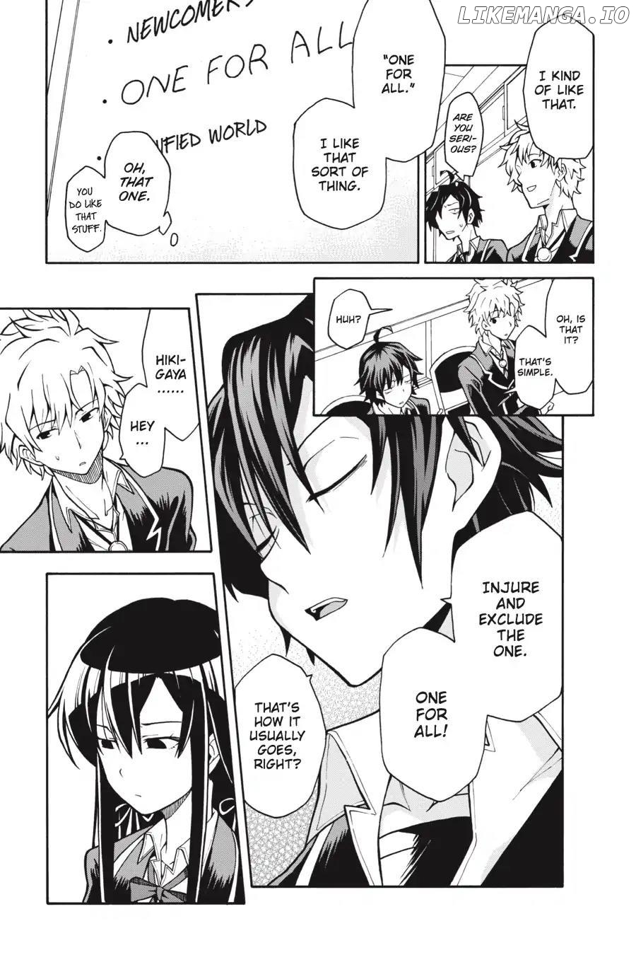 Yahari Ore no Seishun Love Come wa Machigatteiru @comic Chapter 39 - page 23