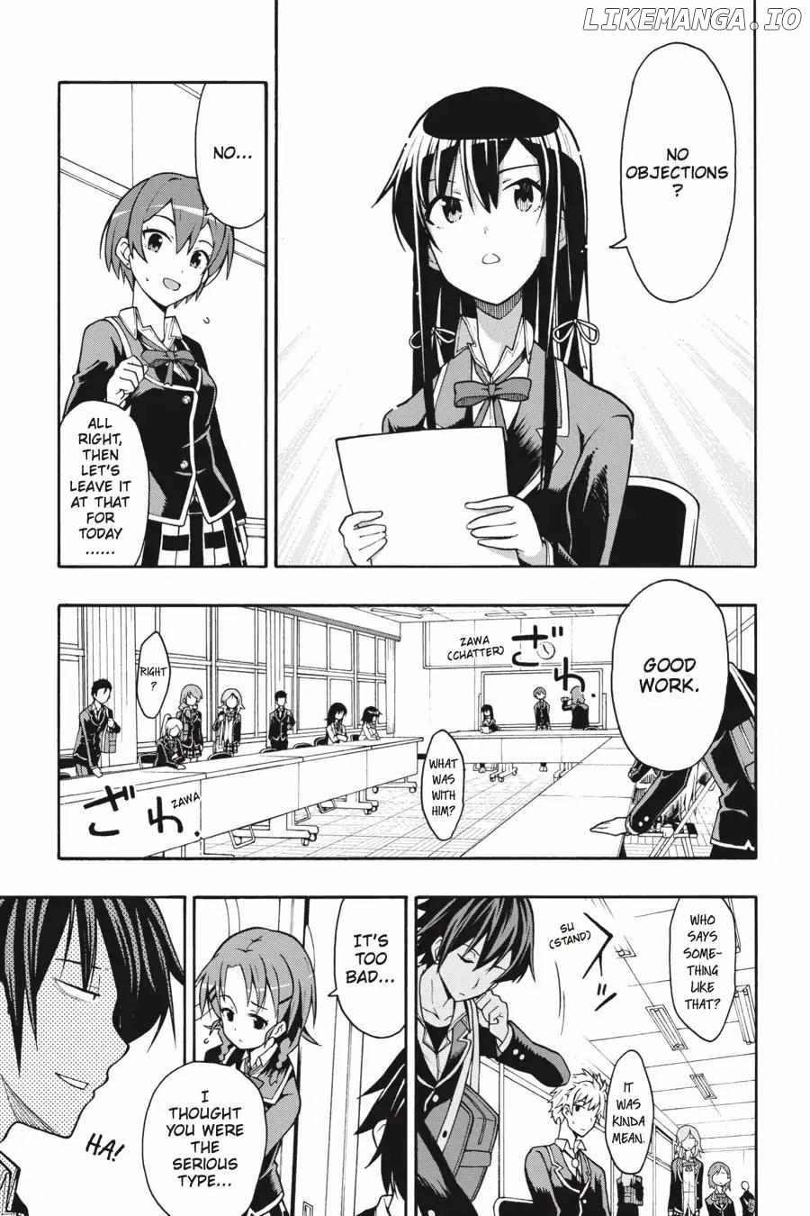 Yahari Ore no Seishun Love Come wa Machigatteiru @comic Chapter 39 - page 33
