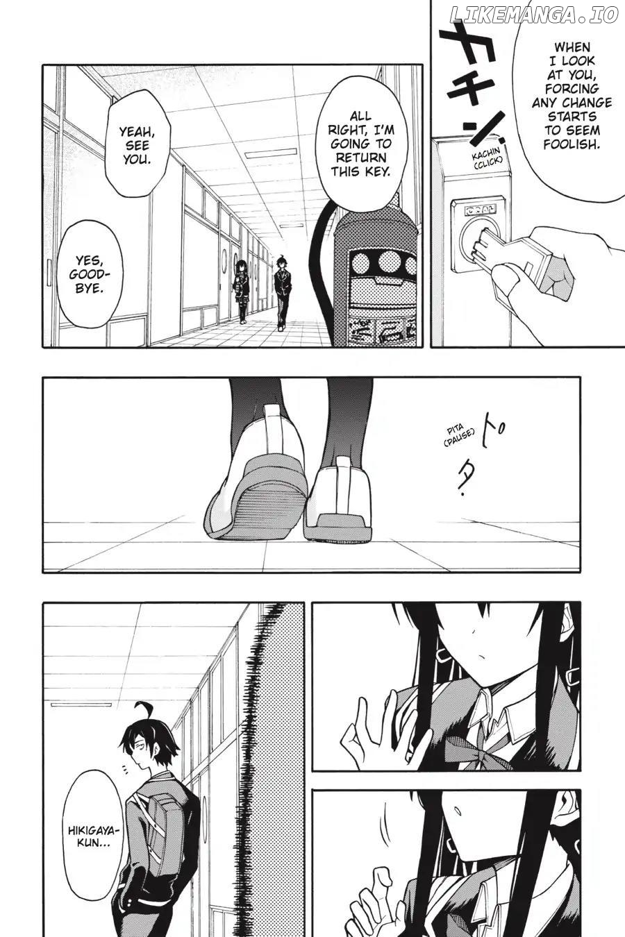 Yahari Ore no Seishun Love Come wa Machigatteiru @comic Chapter 39 - page 36
