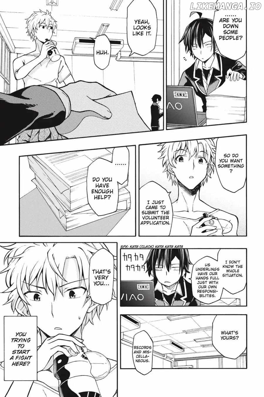 Yahari Ore no Seishun Love Come wa Machigatteiru @comic Chapter 38 - page 11