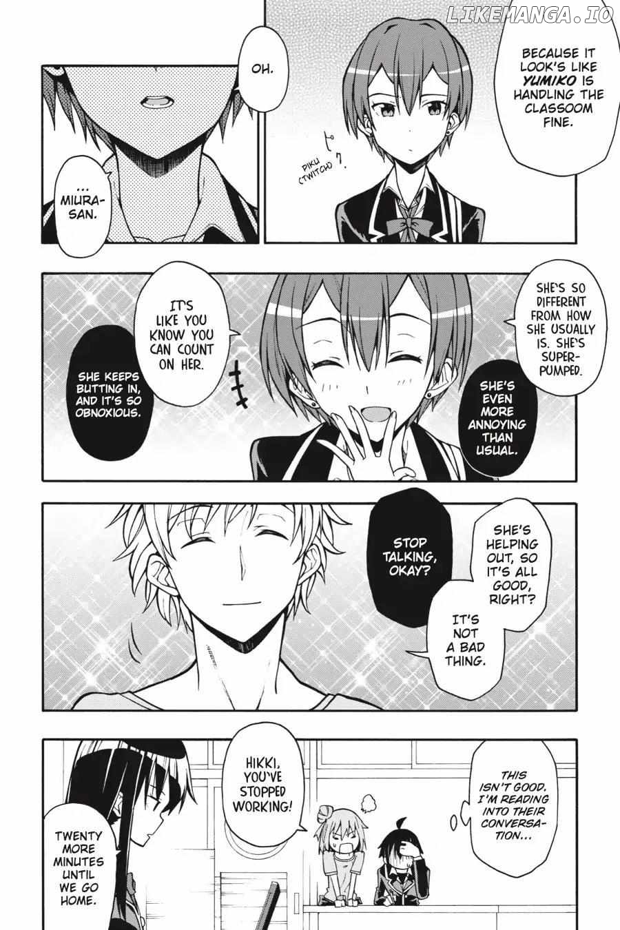 Yahari Ore no Seishun Love Come wa Machigatteiru @comic Chapter 38 - page 17