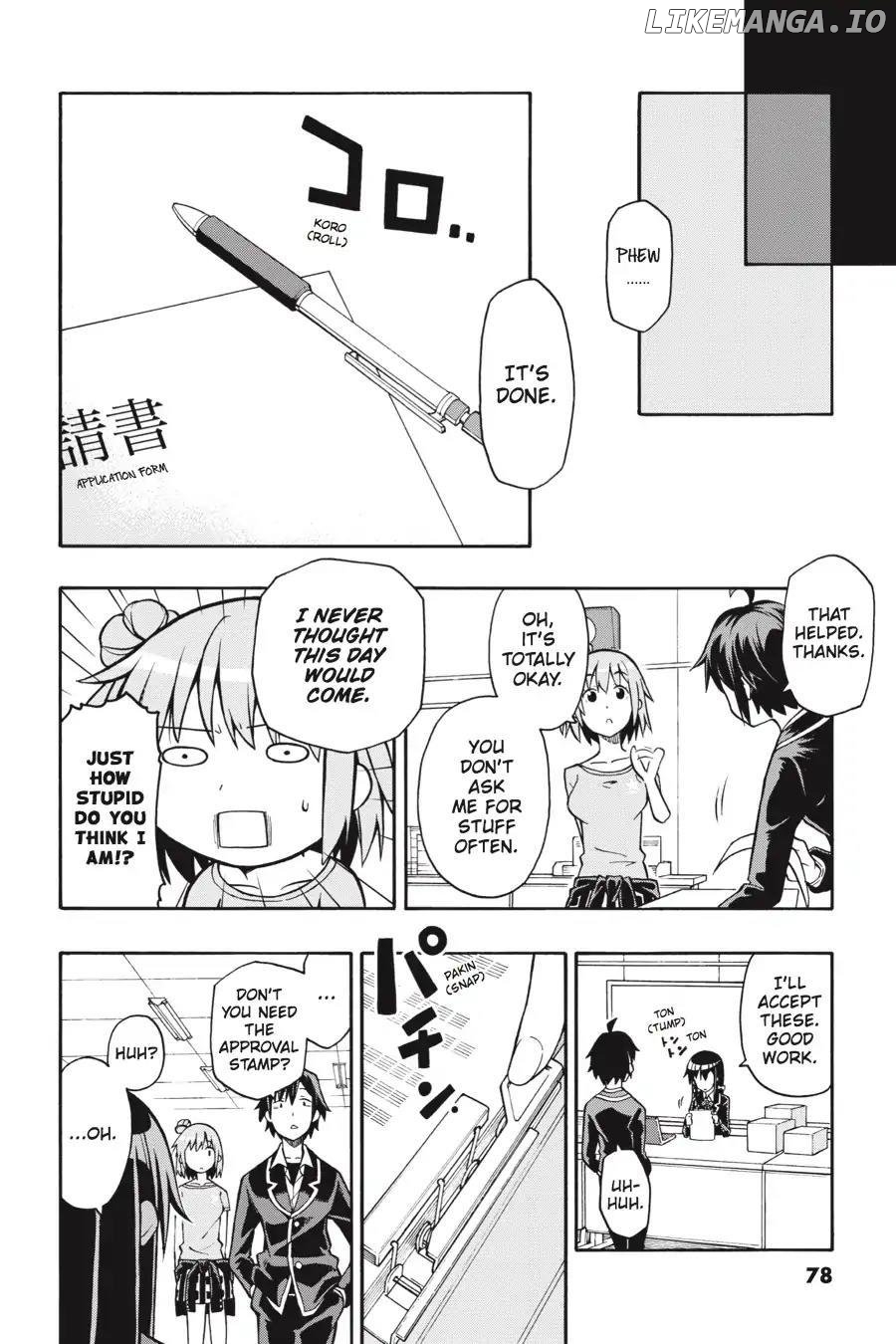 Yahari Ore no Seishun Love Come wa Machigatteiru @comic Chapter 38 - page 19