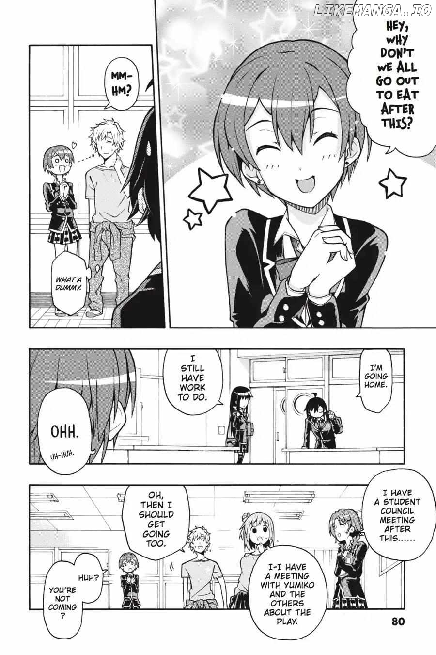Yahari Ore no Seishun Love Come wa Machigatteiru @comic Chapter 38 - page 21