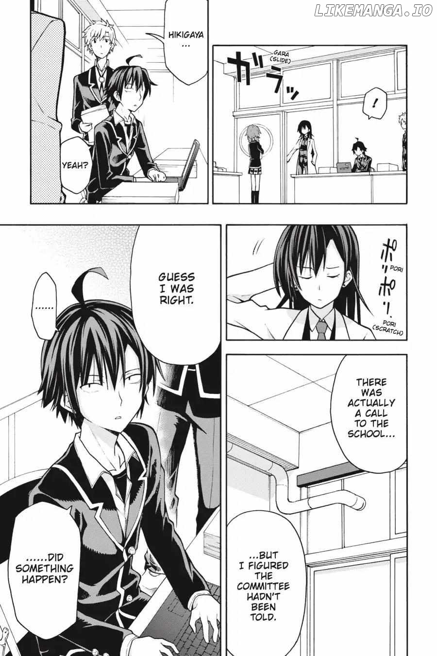 Yahari Ore no Seishun Love Come wa Machigatteiru @comic Chapter 38 - page 24