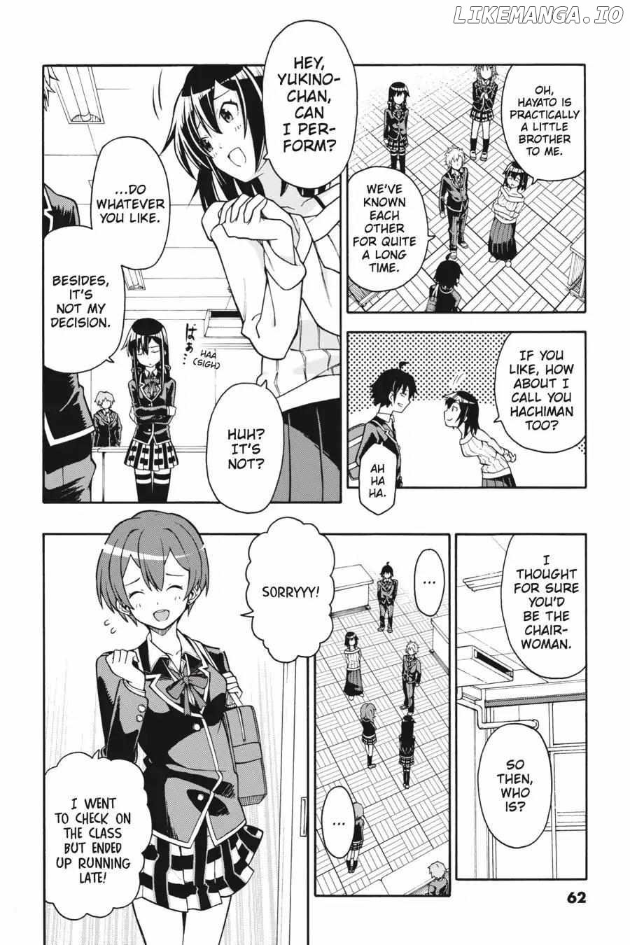 Yahari Ore no Seishun Love Come wa Machigatteiru @comic Chapter 38 - page 4