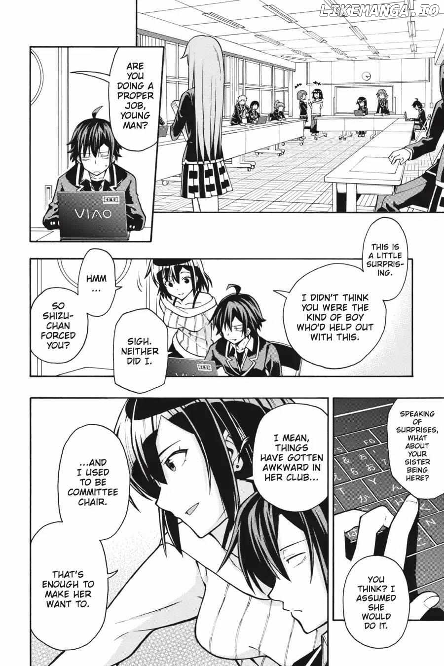 Yahari Ore no Seishun Love Come wa Machigatteiru @comic Chapter 38 - page 8