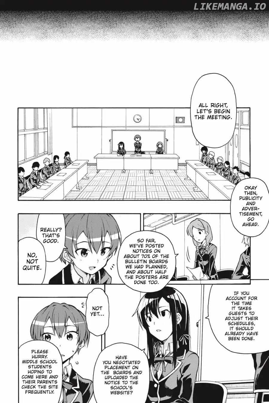 Yahari Ore no Seishun Love Come wa Machigatteiru @comic Chapter 37 - page 12