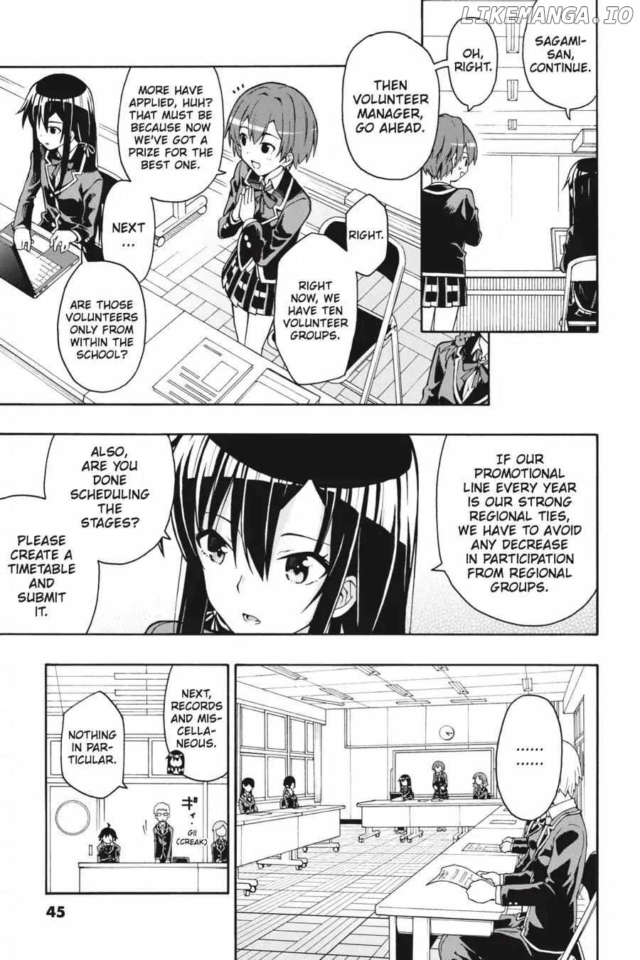 Yahari Ore no Seishun Love Come wa Machigatteiru @comic Chapter 37 - page 13