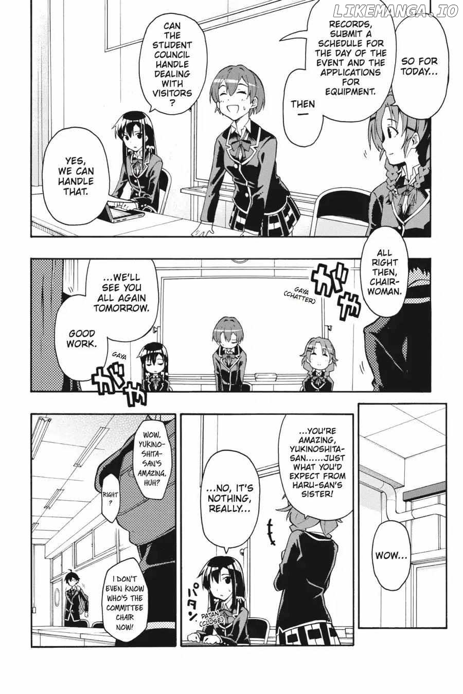 Yahari Ore no Seishun Love Come wa Machigatteiru @comic Chapter 37 - page 14