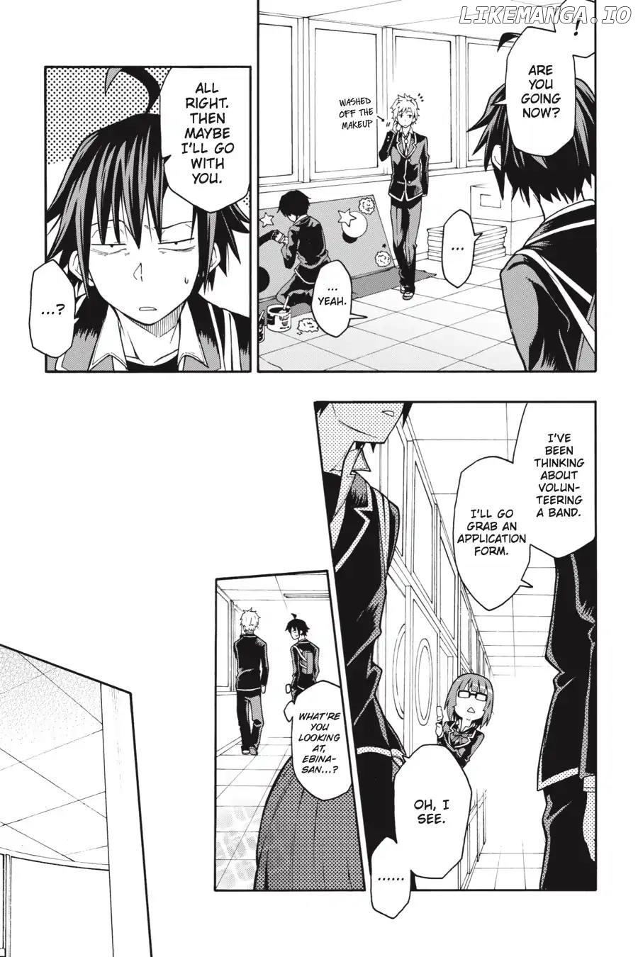 Yahari Ore no Seishun Love Come wa Machigatteiru @comic Chapter 37 - page 21