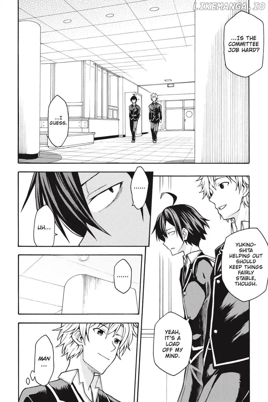 Yahari Ore no Seishun Love Come wa Machigatteiru @comic Chapter 37 - page 22
