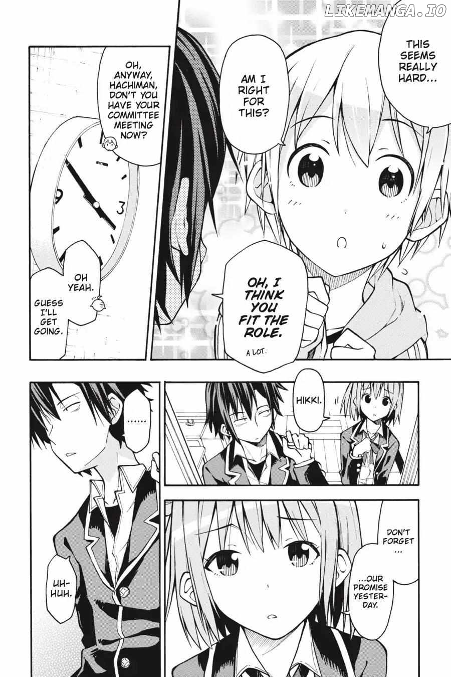 Yahari Ore no Seishun Love Come wa Machigatteiru @comic Chapter 37 - page 4
