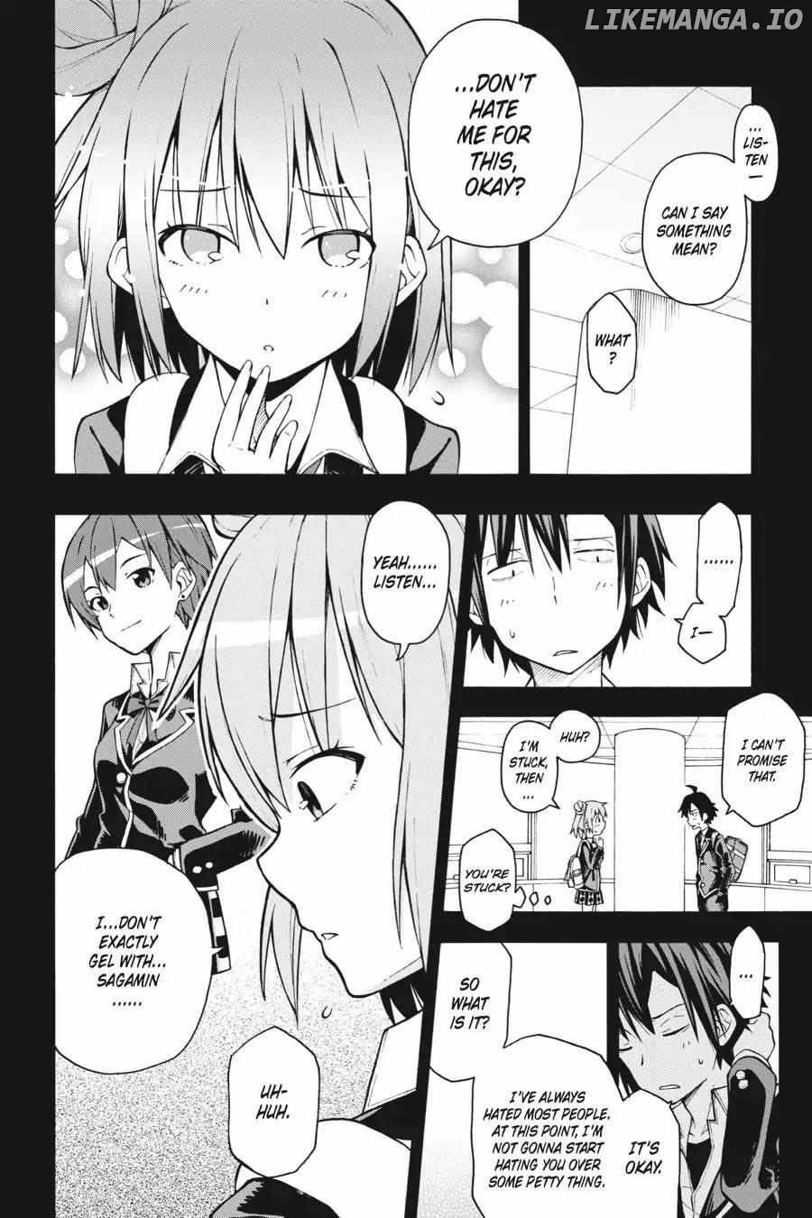 Yahari Ore no Seishun Love Come wa Machigatteiru @comic Chapter 37 - page 6