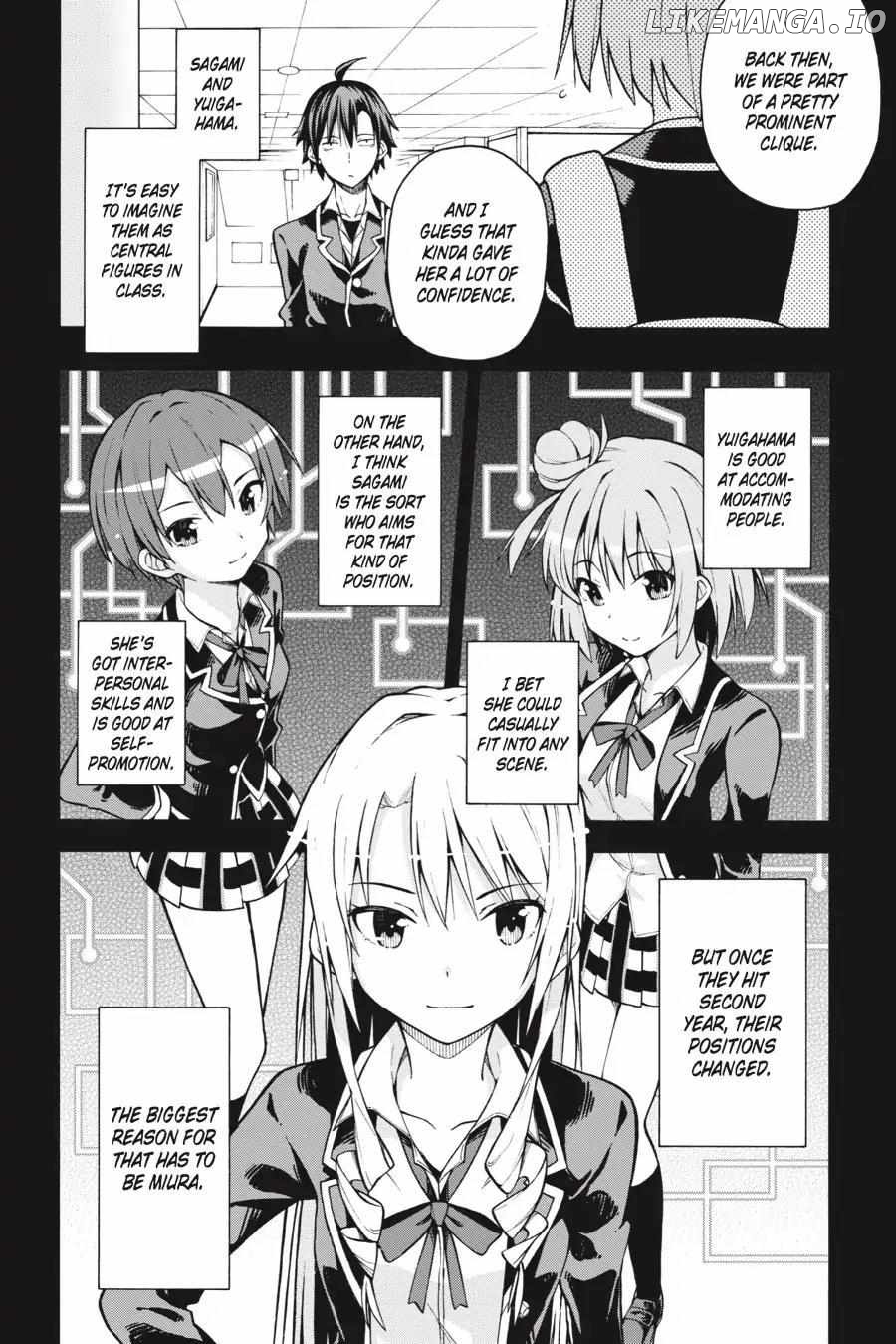 Yahari Ore no Seishun Love Come wa Machigatteiru @comic Chapter 37 - page 8