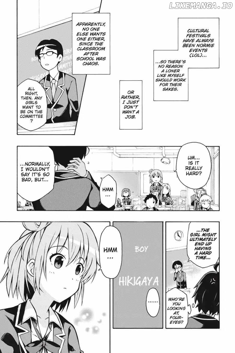 Yahari Ore no Seishun Love Come wa Machigatteiru @comic Chapter 36 - page 9