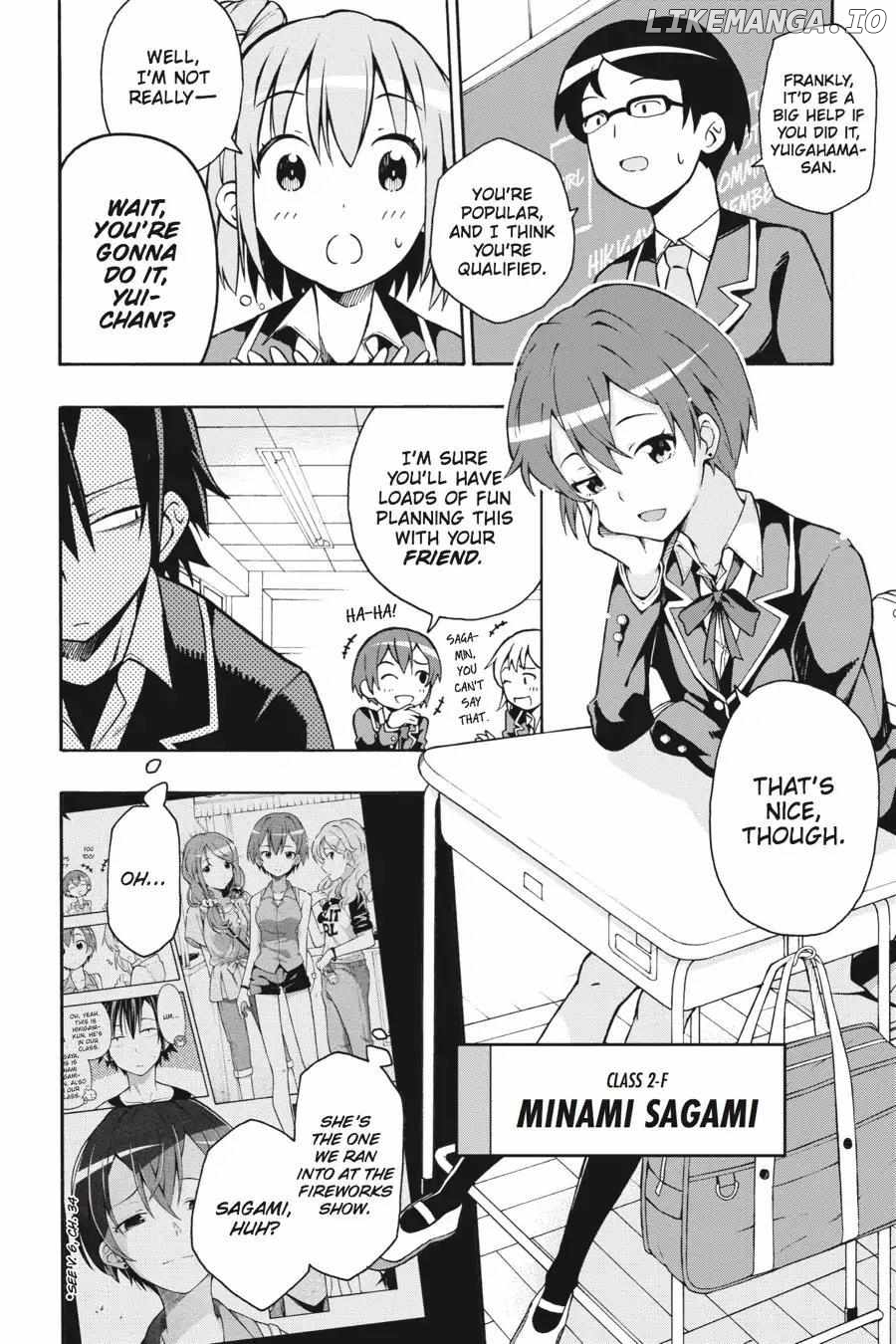 Yahari Ore no Seishun Love Come wa Machigatteiru @comic Chapter 36 - page 10