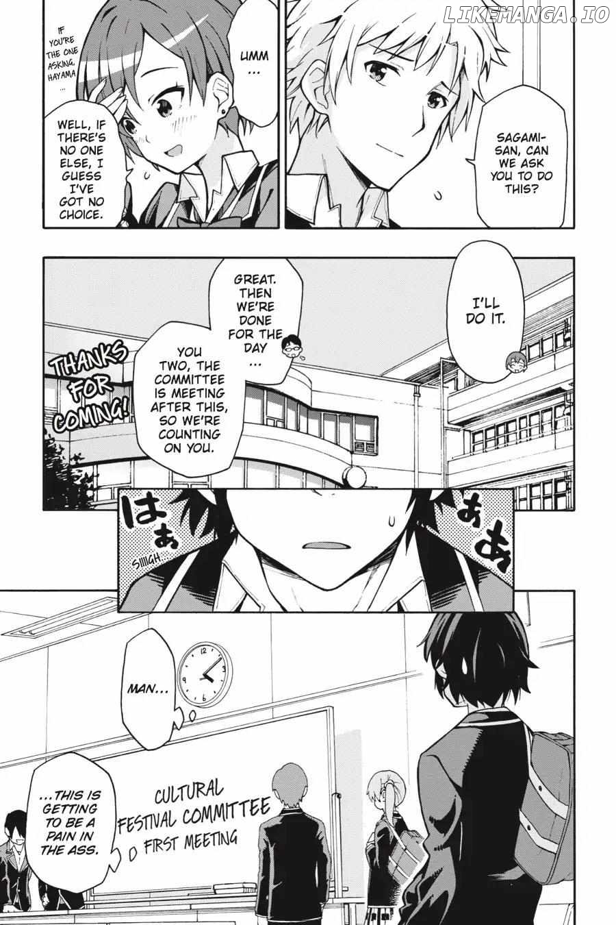 Yahari Ore no Seishun Love Come wa Machigatteiru @comic Chapter 36 - page 12