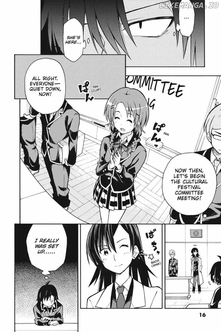 Yahari Ore no Seishun Love Come wa Machigatteiru @comic Chapter 36 - page 15