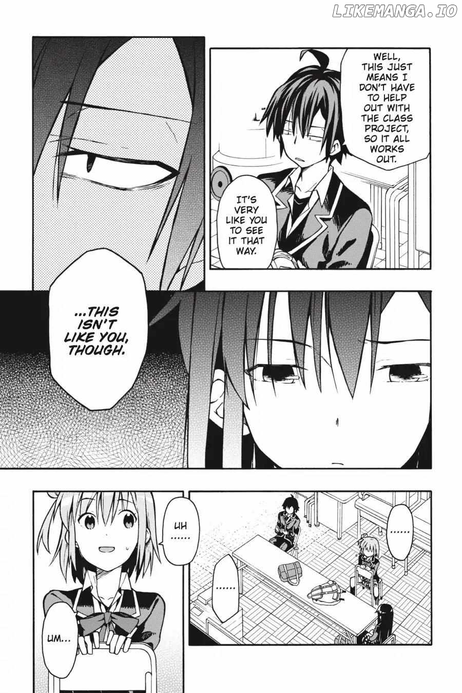 Yahari Ore no Seishun Love Come wa Machigatteiru @comic Chapter 36 - page 22