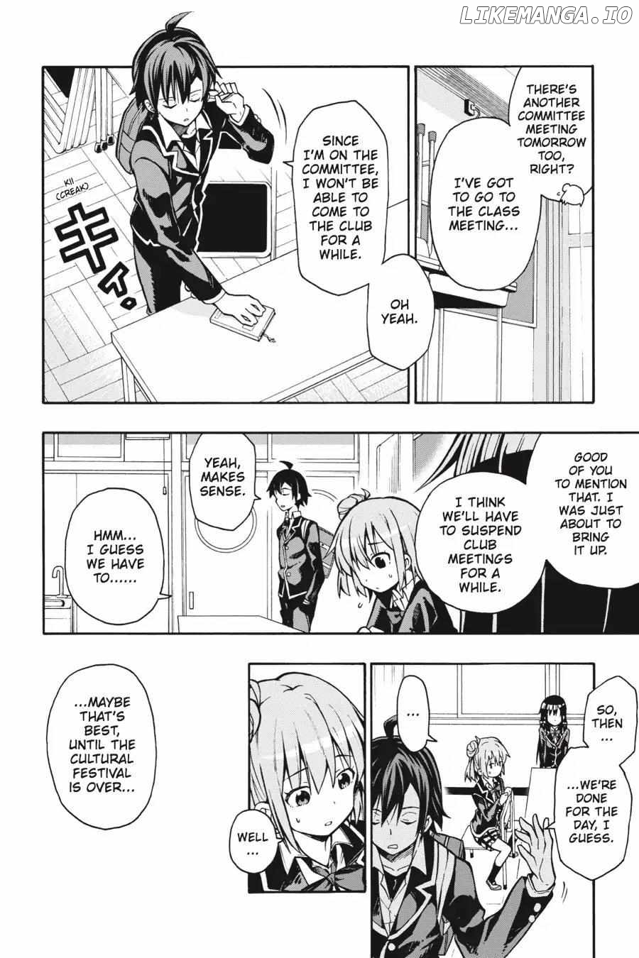 Yahari Ore no Seishun Love Come wa Machigatteiru @comic Chapter 36 - page 23