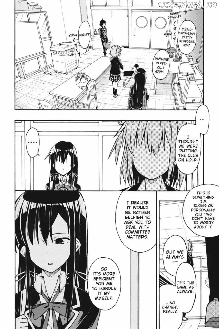 Yahari Ore no Seishun Love Come wa Machigatteiru @comic Chapter 36 - page 29