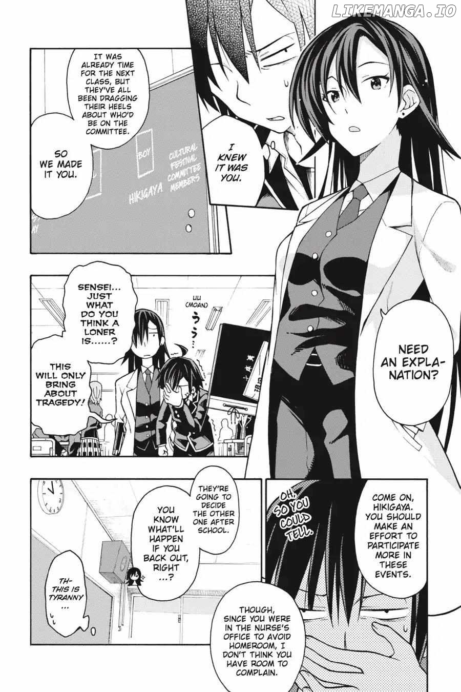 Yahari Ore no Seishun Love Come wa Machigatteiru @comic Chapter 36 - page 8