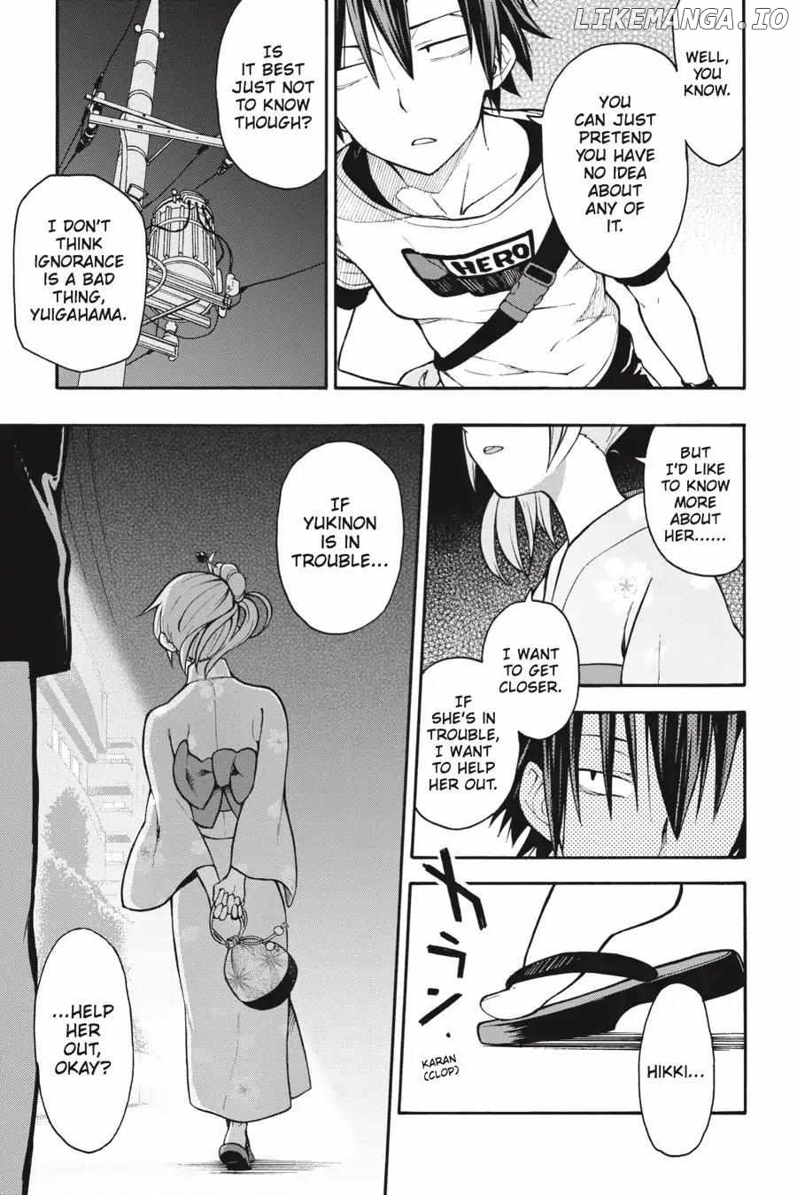 Yahari Ore no Seishun Love Come wa Machigatteiru @comic Chapter 34 - page 24