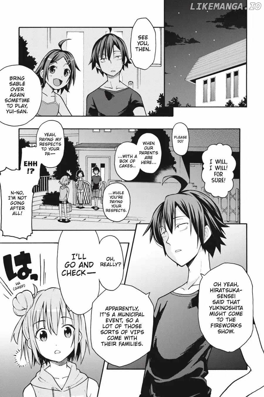 Yahari Ore no Seishun Love Come wa Machigatteiru @comic Chapter 33 - page 19