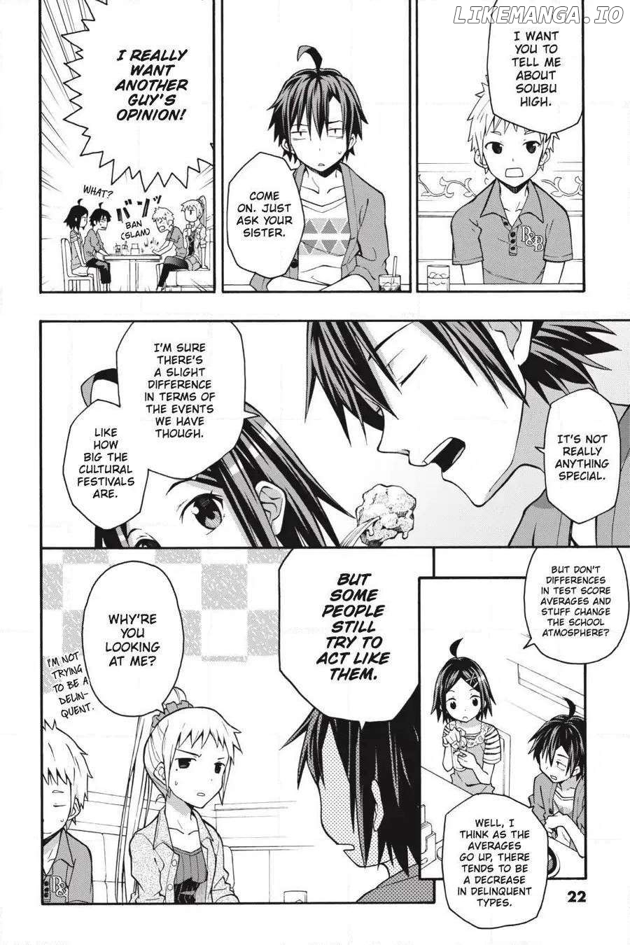 Yahari Ore no Seishun Love Come wa Machigatteiru @comic Chapter 30 - page 21