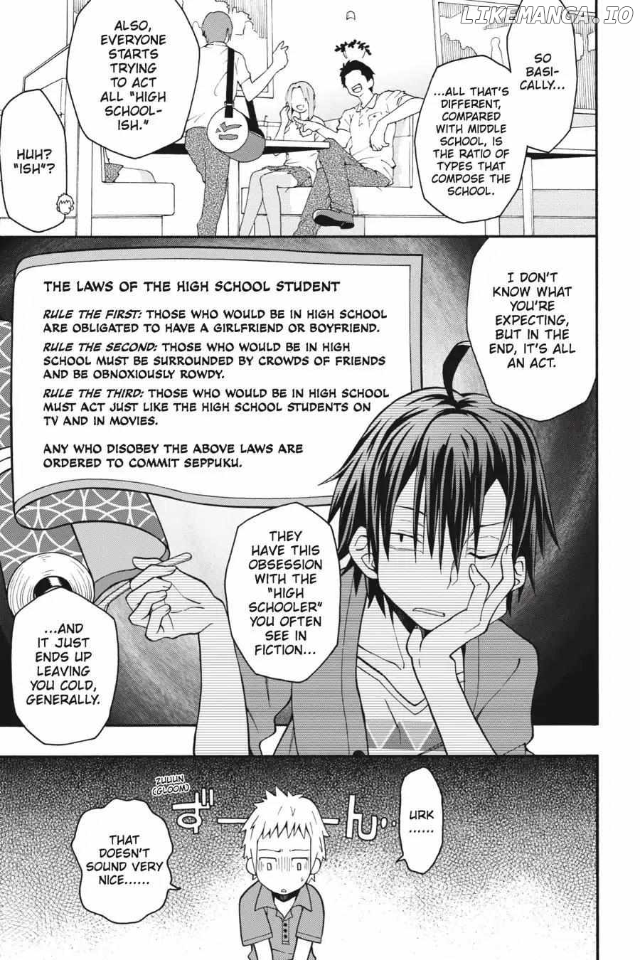 Yahari Ore no Seishun Love Come wa Machigatteiru @comic Chapter 30 - page 22
