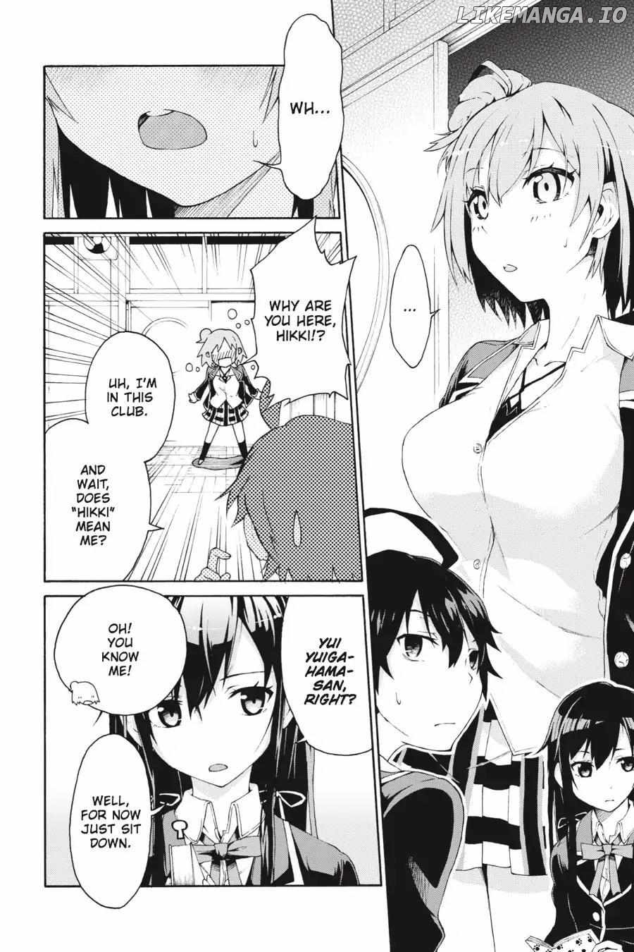 Yahari Ore no Seishun Love Come wa Machigatteiru @comic Chapter 3 - page 2