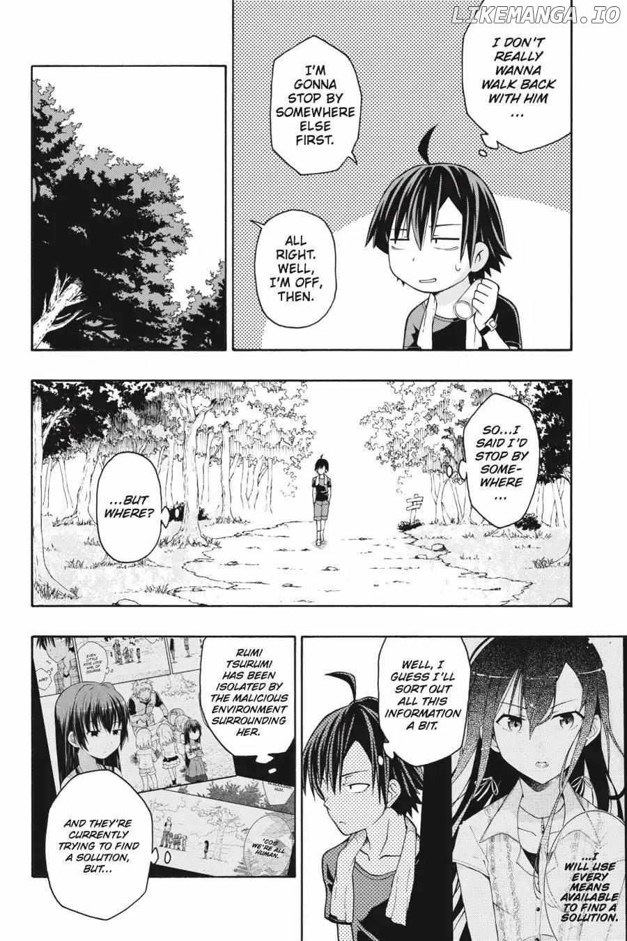 Yahari Ore no Seishun Love Come wa Machigatteiru @comic Chapter 27 - page 9
