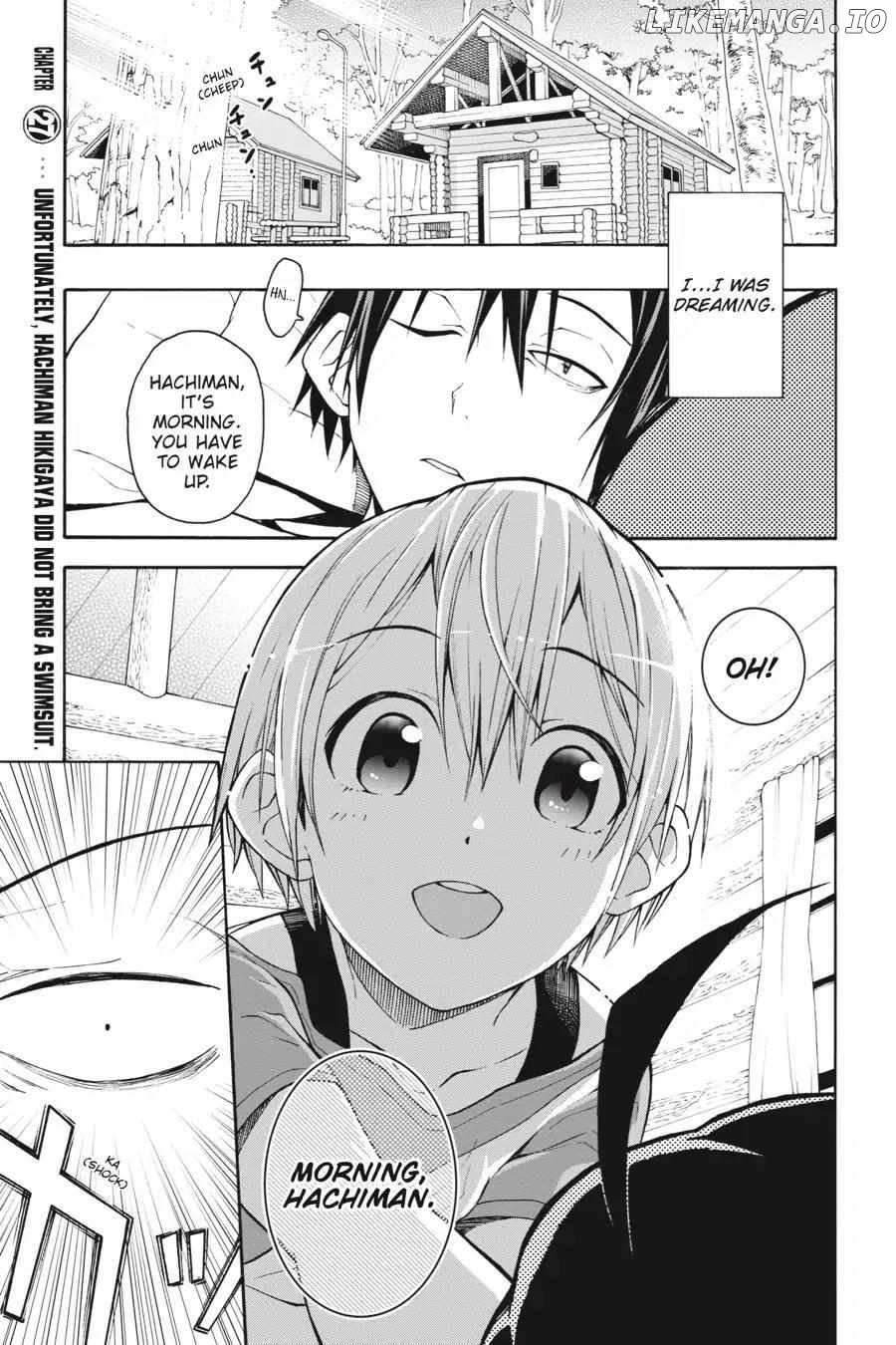Yahari Ore no Seishun Love Come wa Machigatteiru @comic Chapter 27 - page 1